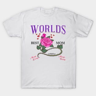 World's Best Mom Mothers Day Novelty Gift T-Shirt